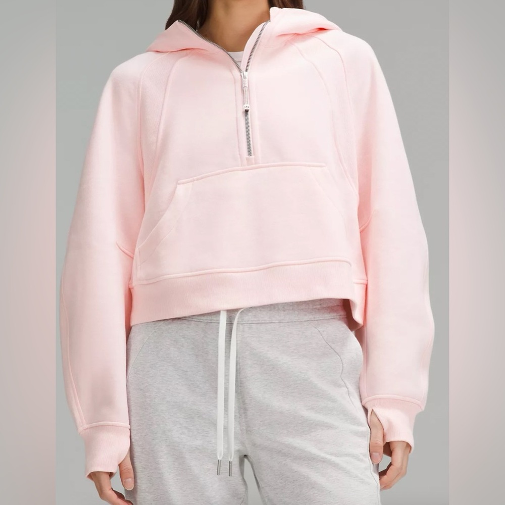 Scuba Oversized Half-Zip Hooded (Strawberry Milkshake) M/L